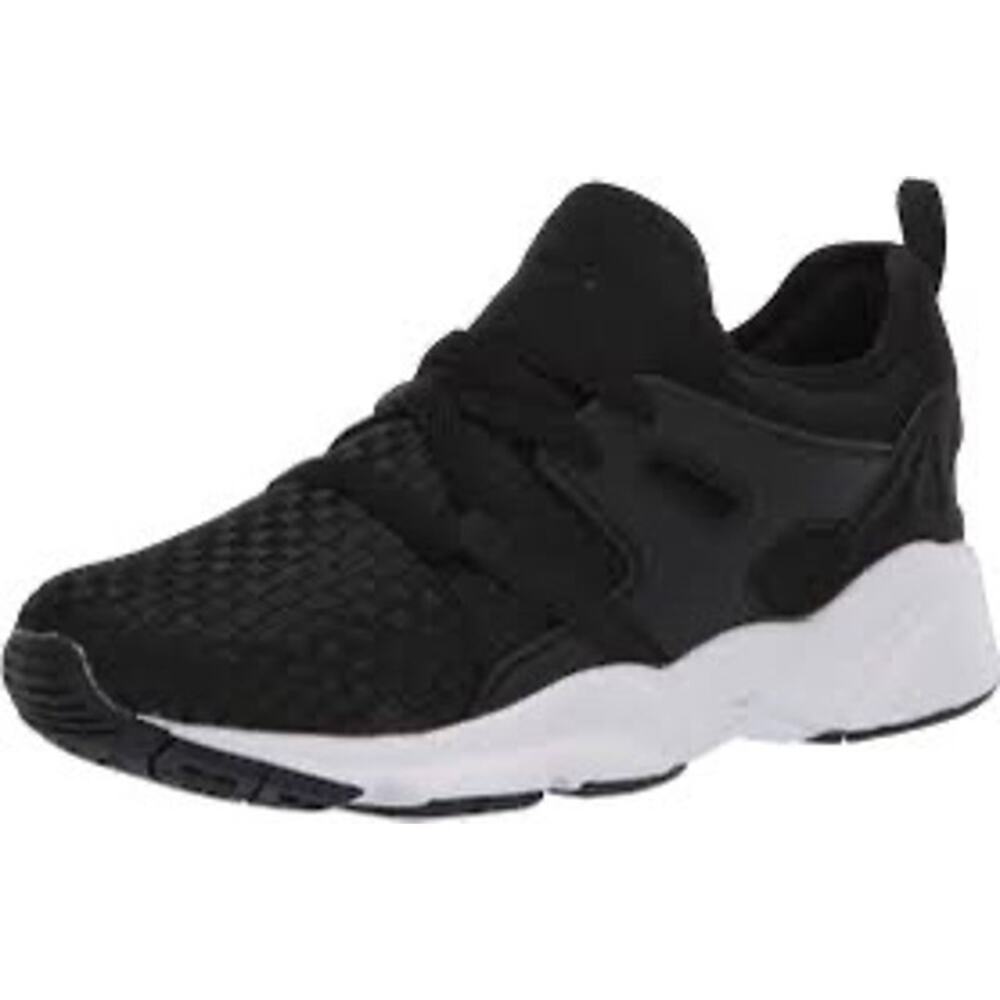 Propét Women’s Stability Ultraweave Sneaker Black Woven Mesh Sz 9 Extra Wide